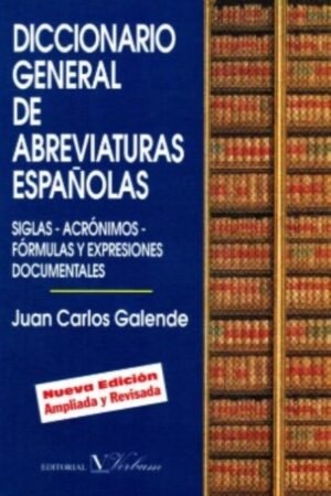 DICCIONARIO GENERAL DE ABREVIATURAS ESPAÑOLAS