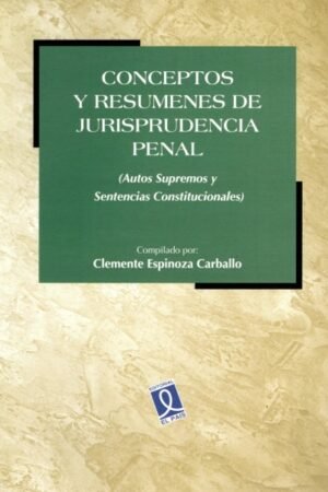 CONCEPTOS Y RESUMENES DE JURISPRUDENCIA PENAL
