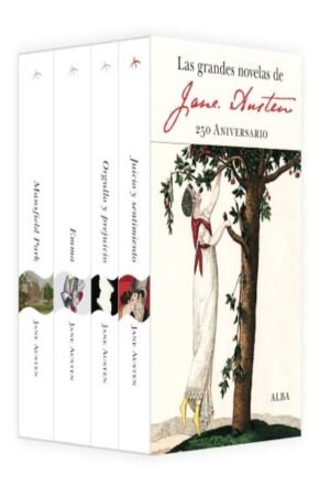 ESTUCHE JANE AUSTEN: JUICIO Y SENTIMIENTO; ORGULLO Y PREJUICIO; MANSFIELD PARDK; EMMA