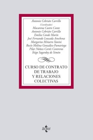CURSO DE CONTRATO DE TRABAJO Y RELACIONES COLECTIVAS