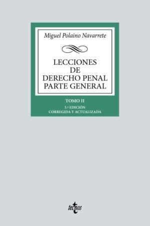 LECCIONES DE DERECHO PENAL PARTE GENERAL TOMO II