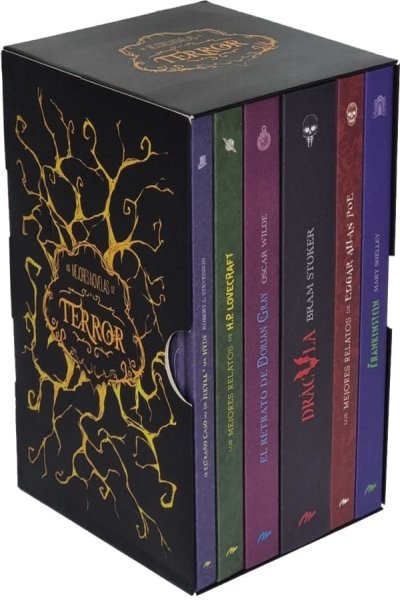 LAS MEJORES NOVELAS DE TERROR ( ESTUCHE 6 VOL.) T/D